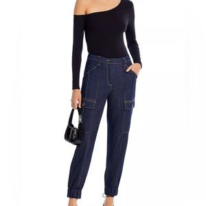 Cinq a Sept Kelly Denim Cargo Pants